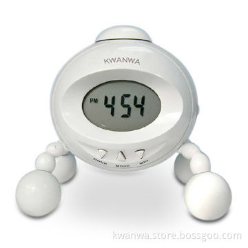 Practical massage digital alarm clock with current time talking function, LCD Display